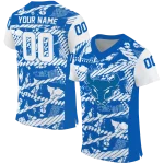 customized buffalo bulls camo shatter royal blue jersey best selling
