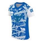 customized buffalo bulls camo shatter royal blue jersey best selling