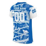 customized buffalo bulls camo shatter royal blue jersey best selling