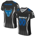 customized buffalo bulls dynamic dots white jersey best selling