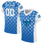 customized buffalo bulls stacked rectangle royal blue jersey best selling