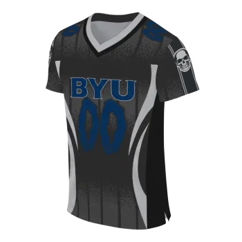 customized byu cougars dynamic dots white jersey fashion forward