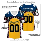 customized california golden bears brushstroke xs gold black jersey best selling