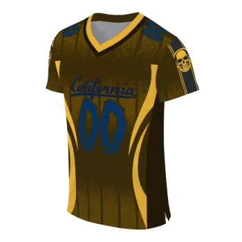 customized california golden bears dynamic dots gold jersey fashion forward