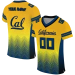 customized california golden bears halftone sweep gold black jersey best selling
