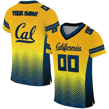 customized california golden bears halftone sweep gold black jersey best selling