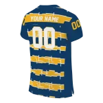 customized california golden bears layered grids blue jersey best selling