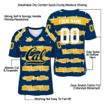 customized california golden bears layered grids blue jersey best selling