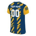 customized california golden bears stripe block blue jersey best selling