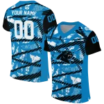 customized carolina panthers camo shatter blue jersey best selling