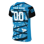 customized carolina panthers camo shatter blue jersey best selling