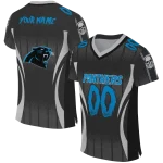 customized carolina panthers dynamic dots black jersey best selling