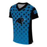 customized carolina panthers stacked rectangle blue jersey best selling