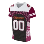 customized central michigan chippewas tire arrows maroon black white jersey best selling