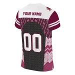 customized central michigan chippewas tire arrows maroon black white jersey best selling