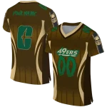 customized charlotte 49ers dynamic dots gold jersey best selling