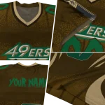 customized charlotte 49ers dynamic dots gold jersey best selling