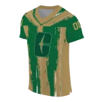 customized charlotte 49ers striped texture green jersey best selling