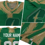 customized charlotte 49ers striped texture green jersey best selling