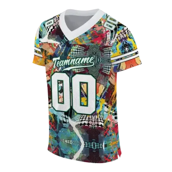 customized charlotte 49ers tribal face jersey fashion forward