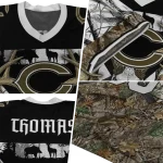 customized chicago bears antler skull camouflage hunting jersey best selling