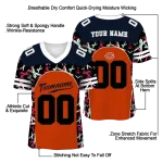customized chicago bears brushstroke xs orange black jersey best selling