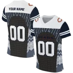 customized chicago bears tire arrows blue black white jersey best selling