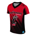 customized cincinnati bearcats halftone flow red black jersey best selling