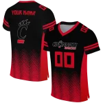 customized cincinnati bearcats halftone sweep black jersey best selling