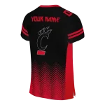customized cincinnati bearcats halftone sweep black jersey best selling