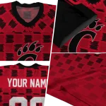 customized cincinnati bearcats stacked rectangle red jersey best selling
