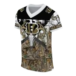customized cincinnati bengals antler skull camouflage hunting jersey best selling