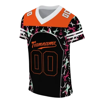 customized cincinnati bengals brushstroke xs black jersey fashion forward