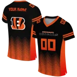 customized cincinnati bengals halftone sweep black jersey best selling