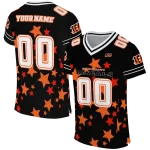 customized cincinnati bengals star cluster black jersey best selling