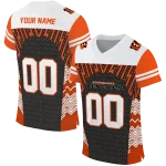 customized cincinnati bengals tire arrows orange black white jersey best selling