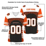 customized cincinnati bengals tire arrows orange black white jersey best selling