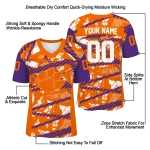 customized clemson tigers camo shatter orange jersey best selling