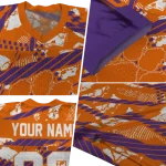 customized clemson tigers camo shatter orange jersey best selling