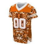 customized clemson tigers mirrored pattern orange jersey best selling