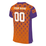 customized clemson tigers stacked rectangle orange jersey best selling