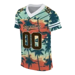 customized cleveland browns horizon palm sunset jersey best selling