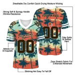 customized cleveland browns horizon palm sunset jersey best selling