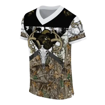 customized coastal carolina chanticleers antler skull camouflage hunting jersey fashion forward