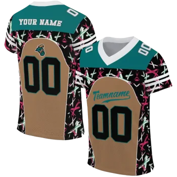 customized coastal carolina chanticleers brushstroke xs gold black jersey best selling