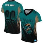 customized coastal carolina chanticleers halftone flow green black jersey best selling