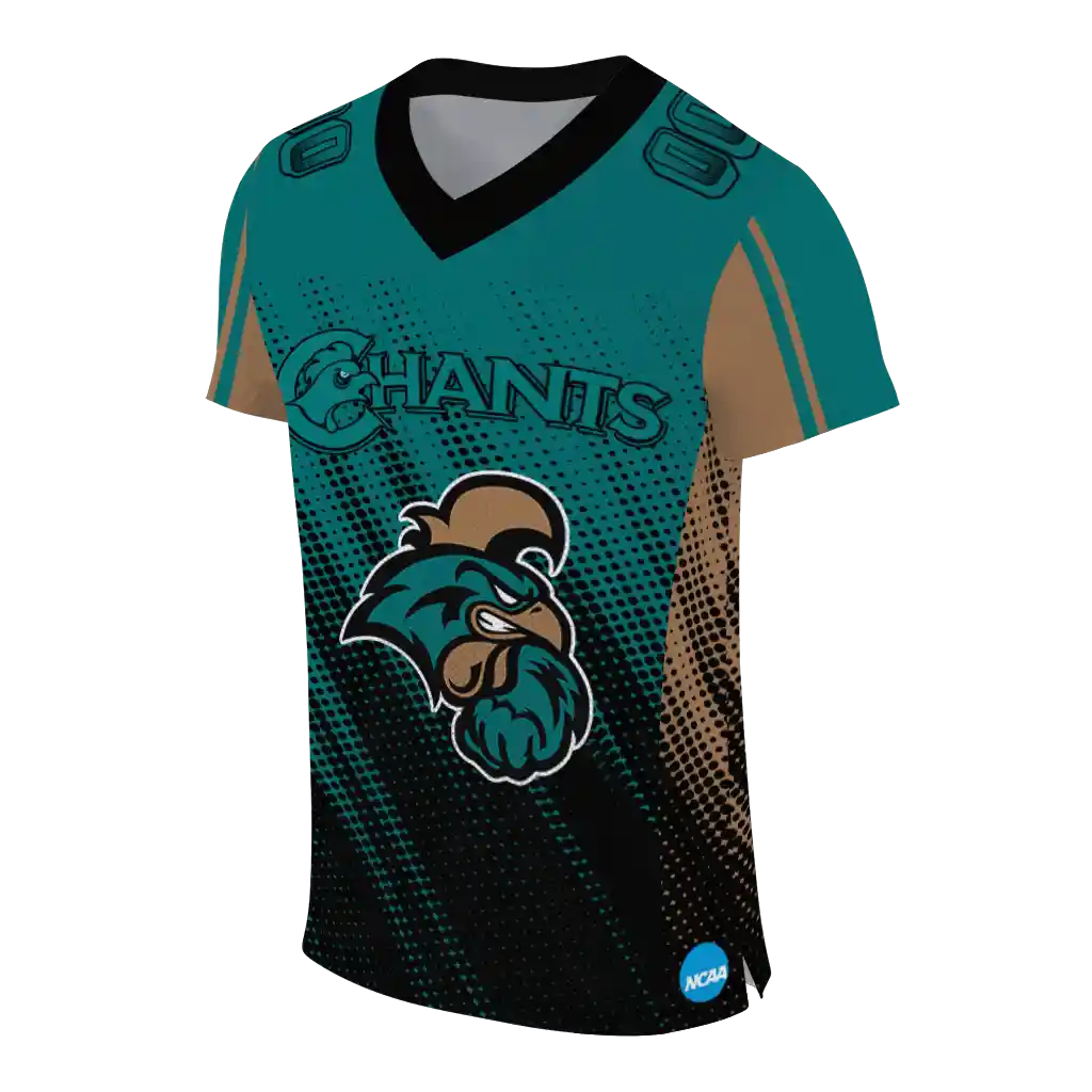customized coastal carolina chanticleers halftone flow green black jersey fashion forward customized coastal carolina chanticleers halftone flow green black jersey fashion forward