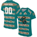 customized coastal carolina chanticleers layered grids green jersey best selling