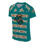 customized coastal carolina chanticleers layered grids green jersey best selling