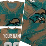 customized coastal carolina chanticleers rugged stripes green jersey best selling